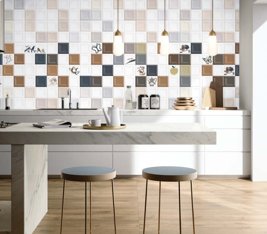 Papillon Decor 1A (Random) 600x300 mm Glossy Finish Digital Wall Tile| Image 2