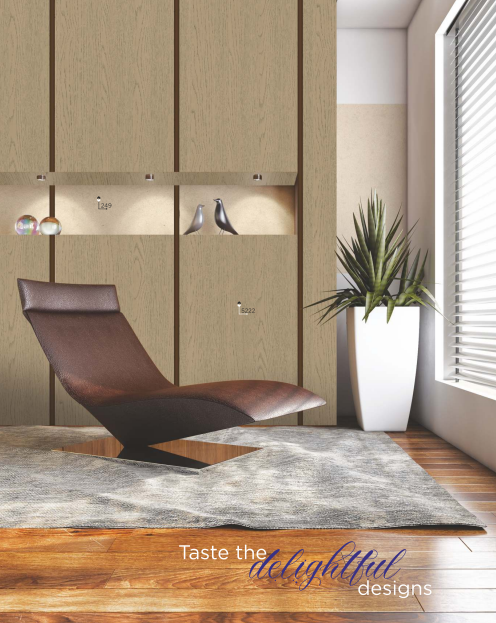 SN 35 5222 Brown Faux 8 ft x 4 ft Teakola Finish Decorative Laminate - 1 mm| Image 2