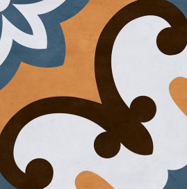 536 300x300 mm Matte finish Moroccan Series Heavy Duty Ceramic Tile