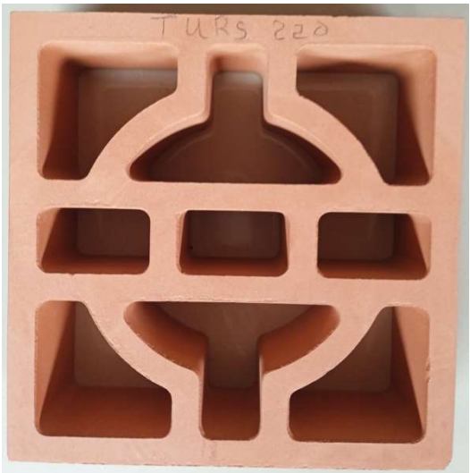 TURS - 220 Terracon 220x220 mm Jaali - 60 mm (Pack of 4 Piece) | Image 01