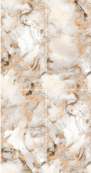 TL 00619 Creamy Latte 2 ft x 4 ft Glossy Finish Endless Vitrified Floor & Wall Tile - 9 mm| Image 1