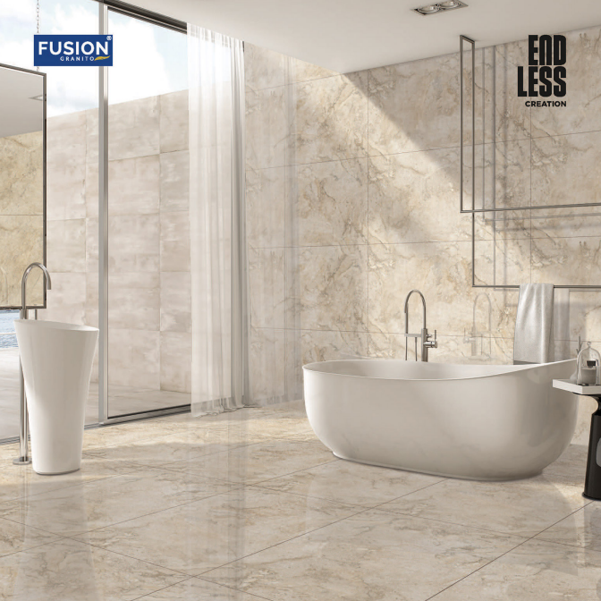 TL 02977 Toffee Beige 4 ft x 2 ft Glossy Finish GVT Vitrified Wall & Floor Tile - 9 mm| Image 2