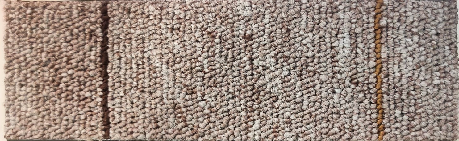 A close-up of a SL 01 Sand Stone 500x500 mm Streamline Series Modular Carpet Tile - 5 mm available at Material Depot in Bangalore
