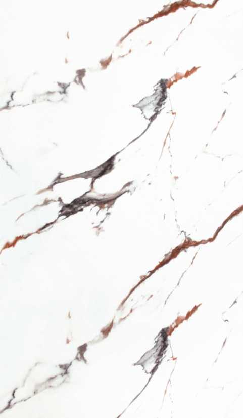 N 46 5183 2440x1220 mm Bianco Marble Finish Laminate - 1 mm | Image 01