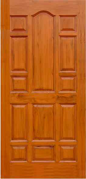 MPT 3 78x33 Inch 45 mm Frame Burma Wooden Teak Door - 32 mm | Image 01