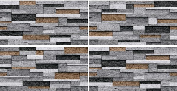 PUNE 304 450x300 mm Matte Finish Ceramic Elevation Wall Tile - 10 mm| Image 1