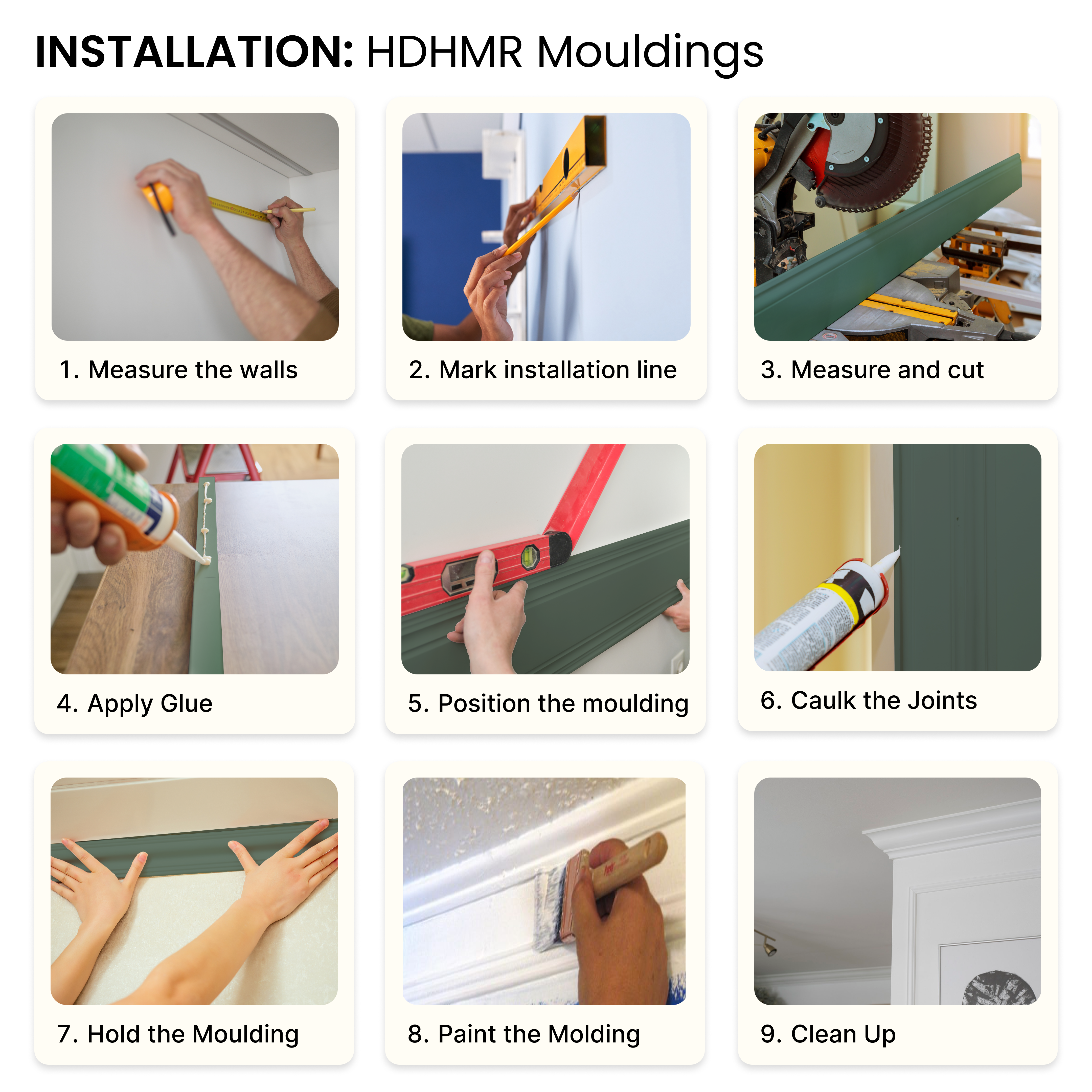 Installation Image for HDHMR Wall Moulding PM 00297 E | Image - 4