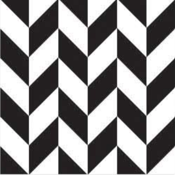 Moroccan Floor & Wall Tile TL 05439 Morissa Monochrome Rey 1 ft x 1 ft Ceramic Matte Finish - 7.5 mm | Suitable for Living Room, Bedroom, Bathroom, Kitchen & Balcony | Image 1