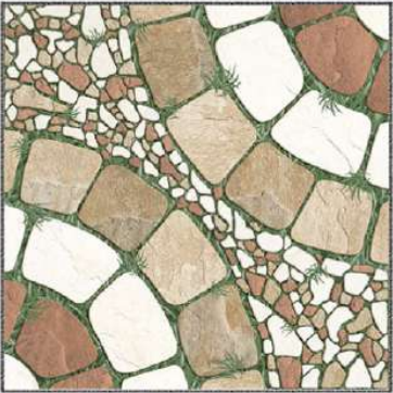 TL 00524 Terra Brown 12 x 12 Inch Matte Finish Anti Skid Parking Vitrified Floor Tile - 9 mm| Image 1