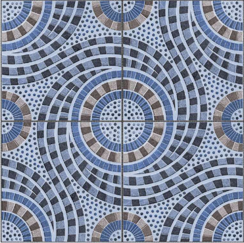TL 00530 Blue Sapphire 12 x 12 Inch Matte Finish Anti Parking Skid Vitrified Floor Tile - 9 mm| Image 2