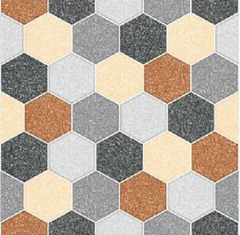TL 00542 Grey & Blue 12 x 12 Inch Matte Finish Anti Skid Parking Vitrified Floor Tile - 9 mm| Image 1