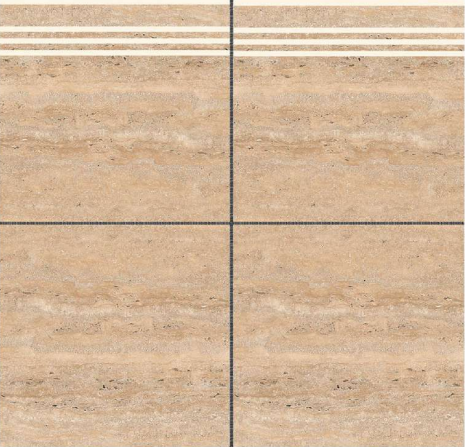 TL 00505 B Pattern 2 Camel Beige 12 x 12 Inch Matte Finish Anti Skid Parking Vitrified Floor Tile - 9 mm| Image 2