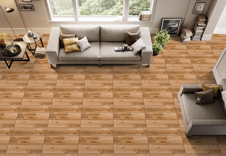 TL 00580 Tan Brown 2 ft x 2 ft Matte Finish Digital Porcelain Floor & Wall Tile - 9.5 mm| Image 2