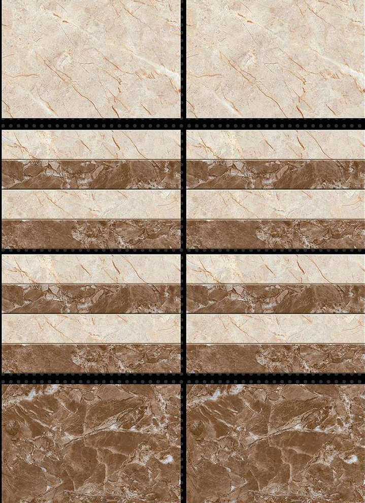 TL 01623 A Light Latte Beige 18 x 12 inch Glossy Finish Ceramic Wall Tile - 6 mm | Image 02