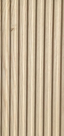 White Ash Deep Channel 8 ft x 5.7 inch Solid Wood Provo Panel - 5.5 mm | Image 01