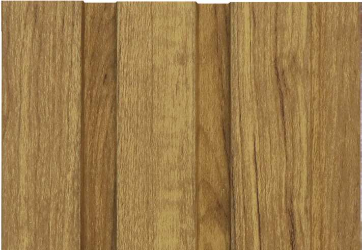 Wood Finish Brown Charcoal Louvers | 9.5 ft x 4.5 inch - 12 mm | MRL 124| Image 1