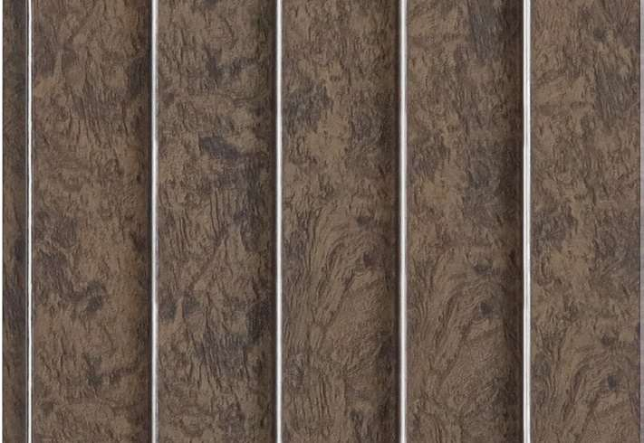 Marble Finish Brown Charcoal Louvers | 9.5 ft x 4.6 inch - 11 mm | MRL 143| Image 1