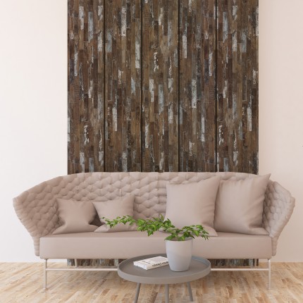 3020 RT Elite Series Rustic Teak Mix Match Wood 8 ft x 4 ft Laminate - 1 mm| Image 2