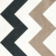 Venetian Zig Zag Tiles Wall  Matte Multi colour | Image 1