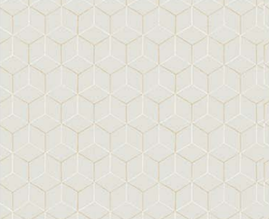 NIUH P62 5062 10 Mtr x 21 inches Non Woven Geometric Wallpaper - 57.41 Sq. Ft. Image 01