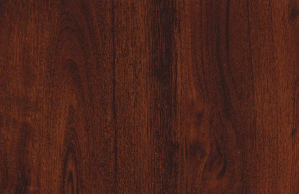 A close-up of a Brown 9440 SHG Gallantry Brown with a High Gloss finish Decorative Laminate available at Material Depot in Bangalore