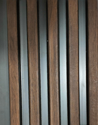 8140 Brown Louver of 12 mm with a Texture finish available for sale at Material Depot in Bangalore