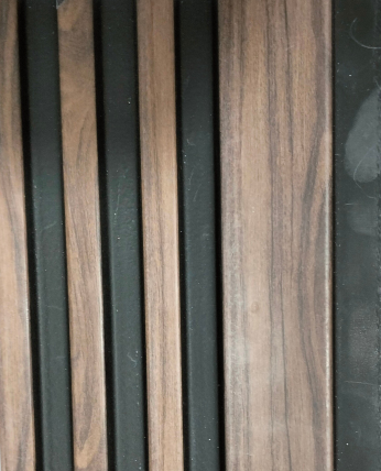 A close-up of a Brown 8142 with a Texture finish Louver available at Material Depot in Bangalore