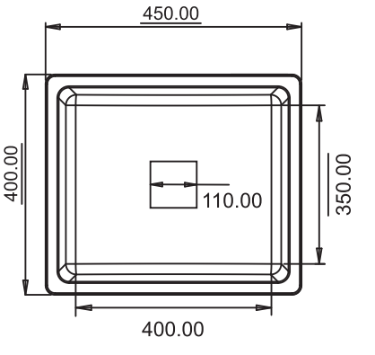 Nekstone GT 1 Sand Stone 450x400 mm (18x16 Inch) Granite Finish Single Bowl Quartz Kitchen Sink| Image 2