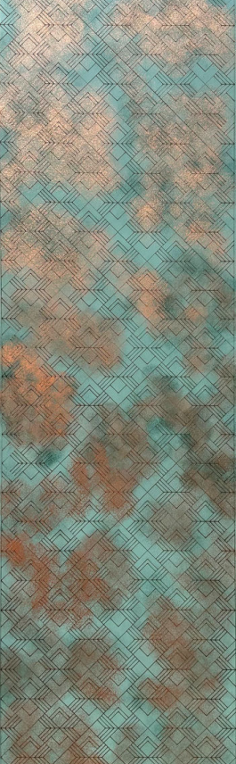 22031 Stelio 8 ft x 4 ft Matte Finish With Liquid Metal Coating HDF Panel - 6 mm | Image 01