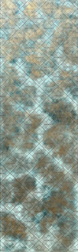 22033 Stelio 8 ft x 4 ft Matte Finish With Liquid Metal Coating HDF Panel - 6 mm | Image 01