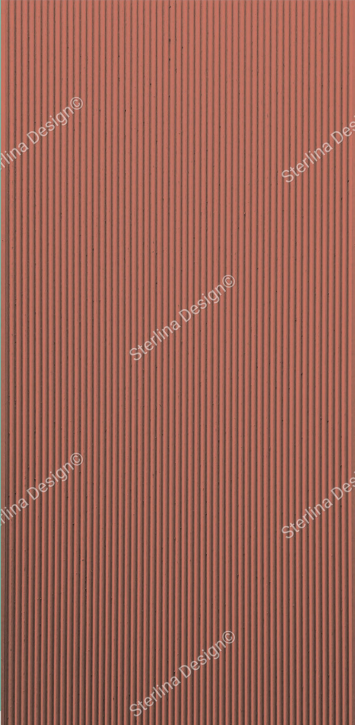 604 Sterlina 8 ft x 4 ft Texture Finish MDF Fluted Panel - 16.5 mm | Image 01