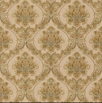 Java P13-3013 10 Meter x 21 Inches Damask Look Wallpaper - 57.41 Sq. Ft. Image 01