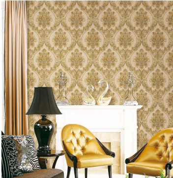 Java P13-3013 10 Meter x 21 Inches Damask Look Wallpaper - 57.41 Sq. Ft. Image 02