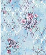 A close-up of aNV1013 | 10 Meter x 21 Inches Damask Look Wallpaper - 57.41 Sq. Ft.  available at Material Depot in Bangalore