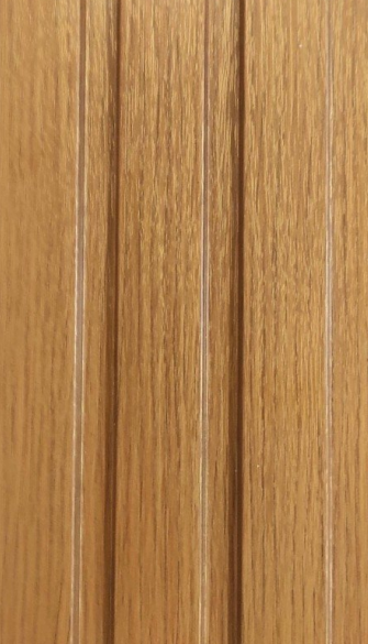 Wood Finish Brown Charcoal Louvers/Panels | 9.2 ft x 5 inch - 12 mm | CB 108 | Image 01