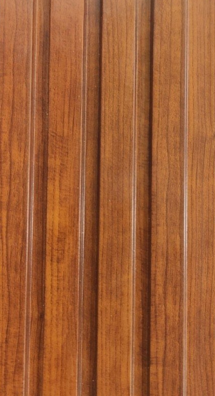 Wood Finish Brown Charcoal Louvers/Panels | 9.2 ft x 5 inch - 12 mm | CB 113 | Image 01