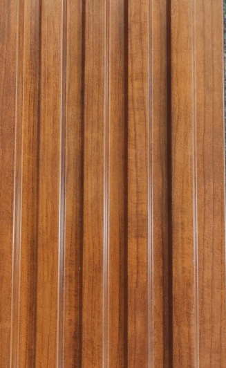 Wood Finish Brown Charcoal Louvers/Panels | 9.2 ft x 5 inch - 12 mm | CB 121 | Image 01