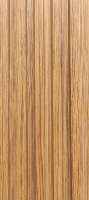 Wood Finish Brown Charcoal Louvers/Panels | 9.2 ft x 5 inch - 12 mm | CB 133 | Image 01