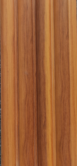 Wood Finish Brown Charcoal Louvers/Panels | 9.2 ft x 5 inch - 12 mm | CB 137 | Image 01