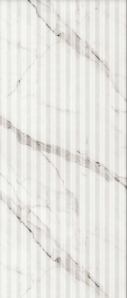 RD 314 Lines Marble 8 ft x 4 ft High Gloss Finish Fluted Acrylic Laminate - 4 mm | Image 01