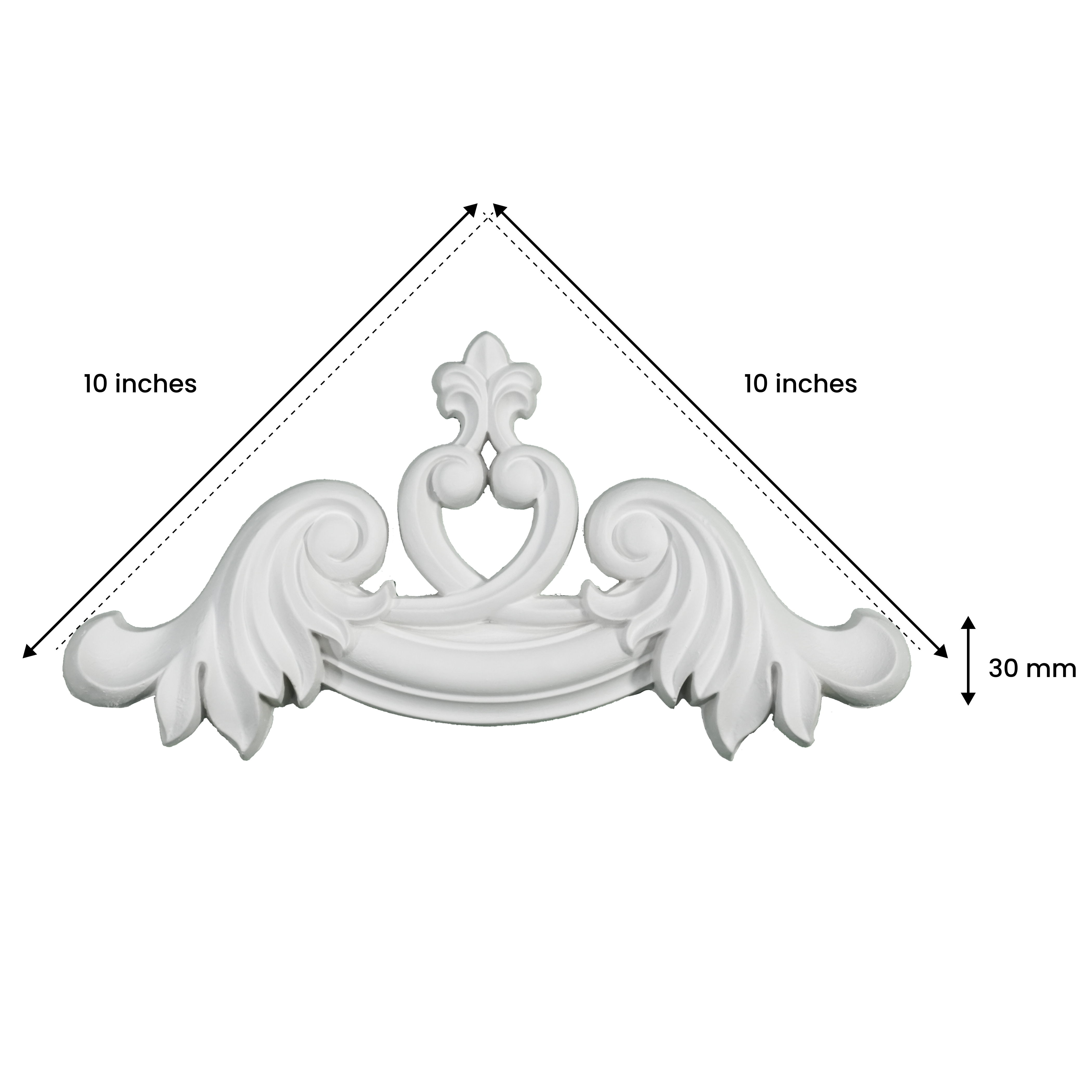 Dimension Image for Polyurethane (PU) Corner Moulding PM 00284 | Image - 7