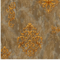 WT1402 | 10 Meter x 21 Inch PVC Damask Look Wallpaper - 57 Sq. Ft.  Image 01