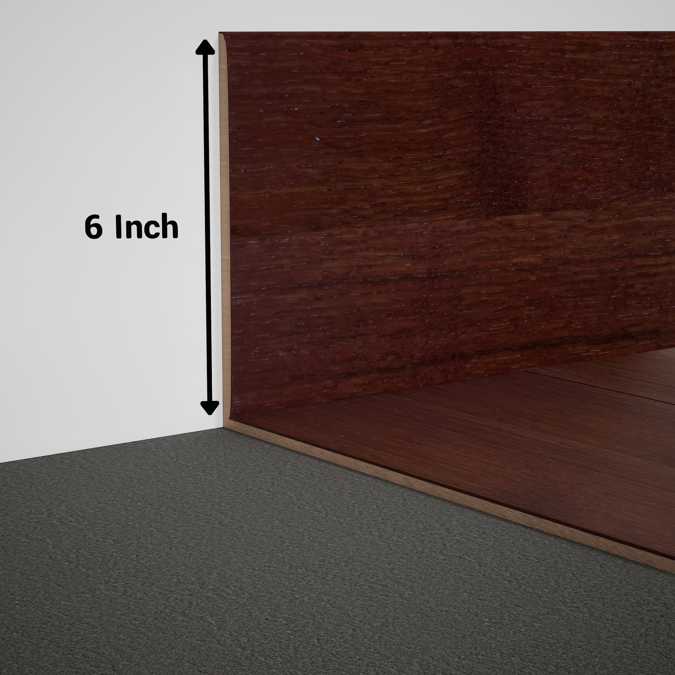 Product Image for Skirting 8 ft x 4.5 inch - 18 mm PM 00593 U | Image - 1