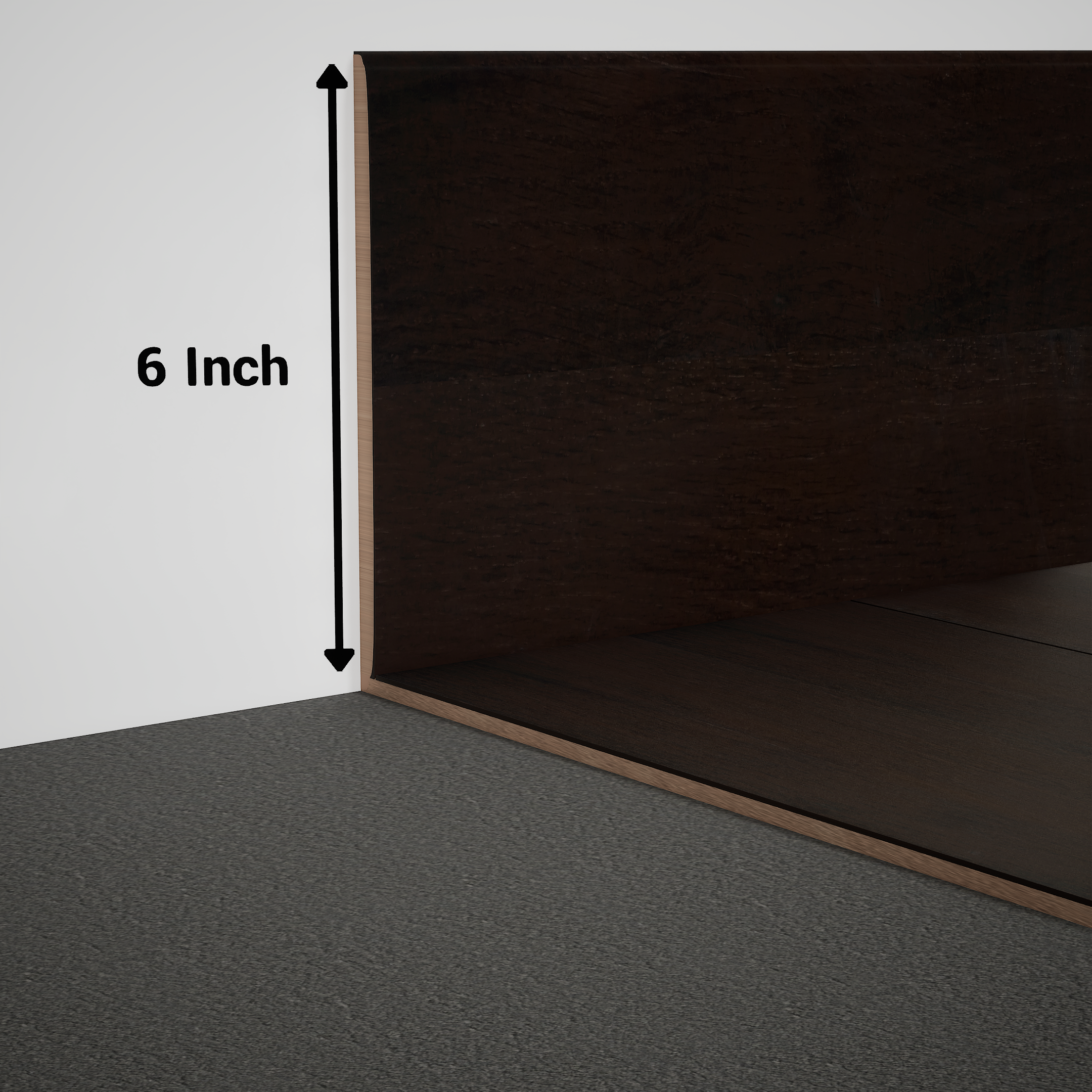 Product Image for Skirting 8 ft x 5.5 inch - 18 mm PM 00591 W | Image - 1