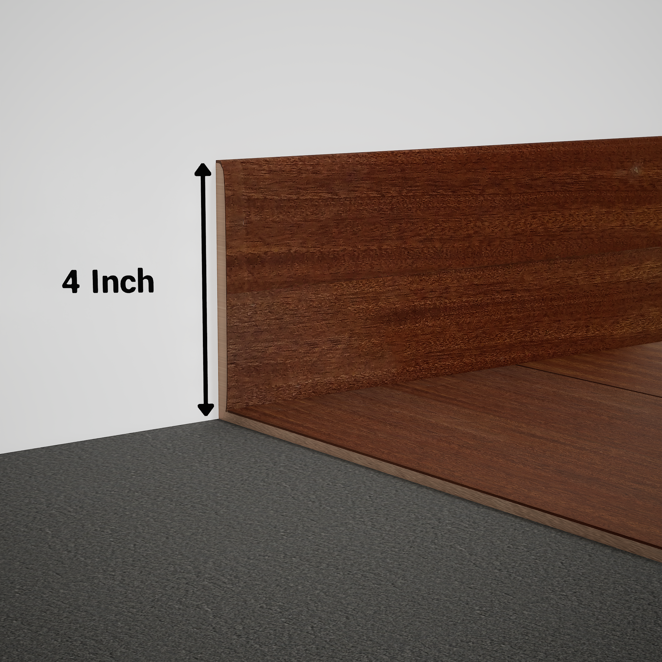 Product Image for Skirting 8 ft x 4 inch - 18 mm PM 00557 T | Image - 1