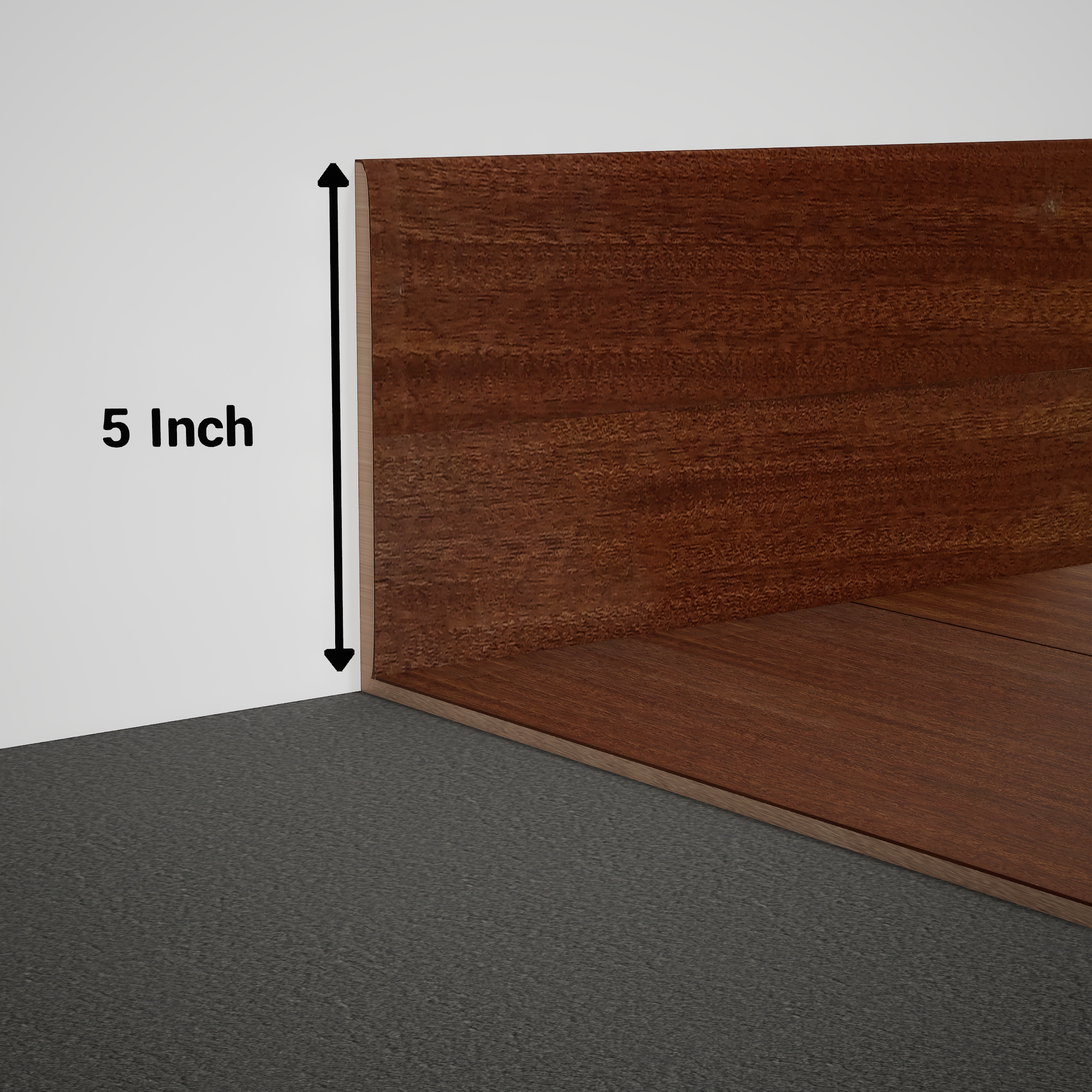 Product Image for Skirting 8 ft x 5 inch - 18 mm PM 00557 V | Image - 1