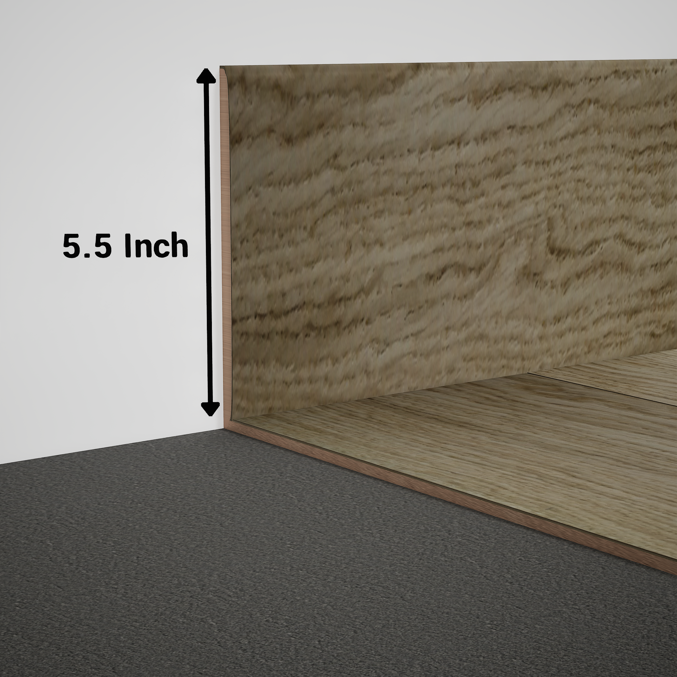 Product Image for Skirting 8 ft x 3.5 inch - 18 mm PM 00555 S | Image - 1