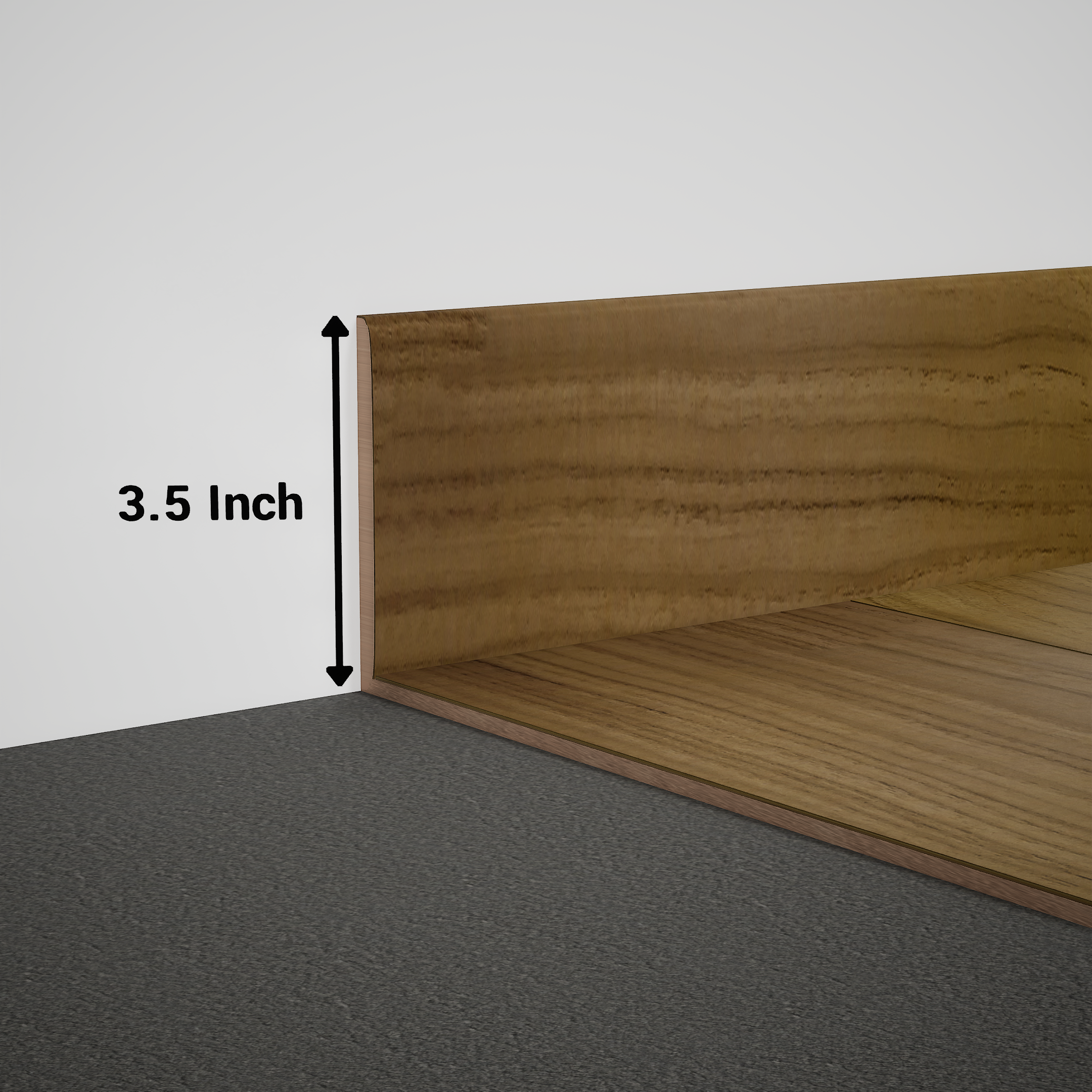 Product Image for Skirting 8 ft x 3.5 inch - 18 mm PM 00563 S | Image - 1