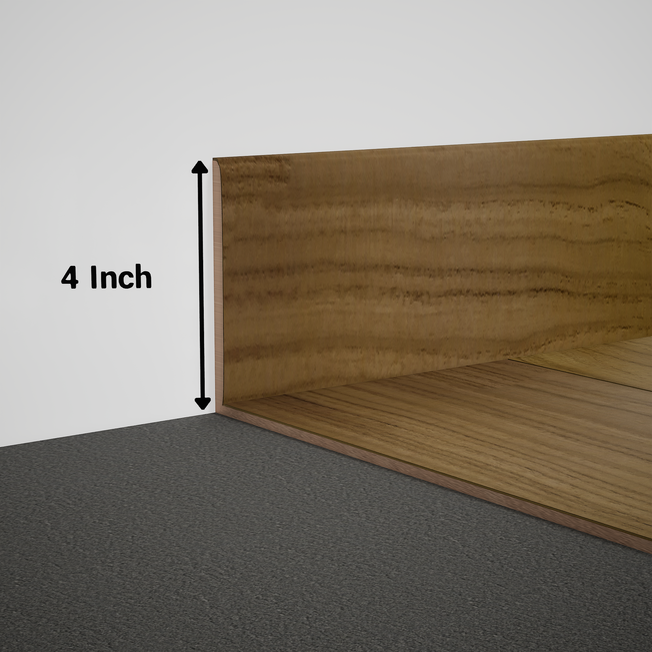 Product Image for Skirting 8 ft x 4 inch - 18 mm PM 00563 T | Image - 1