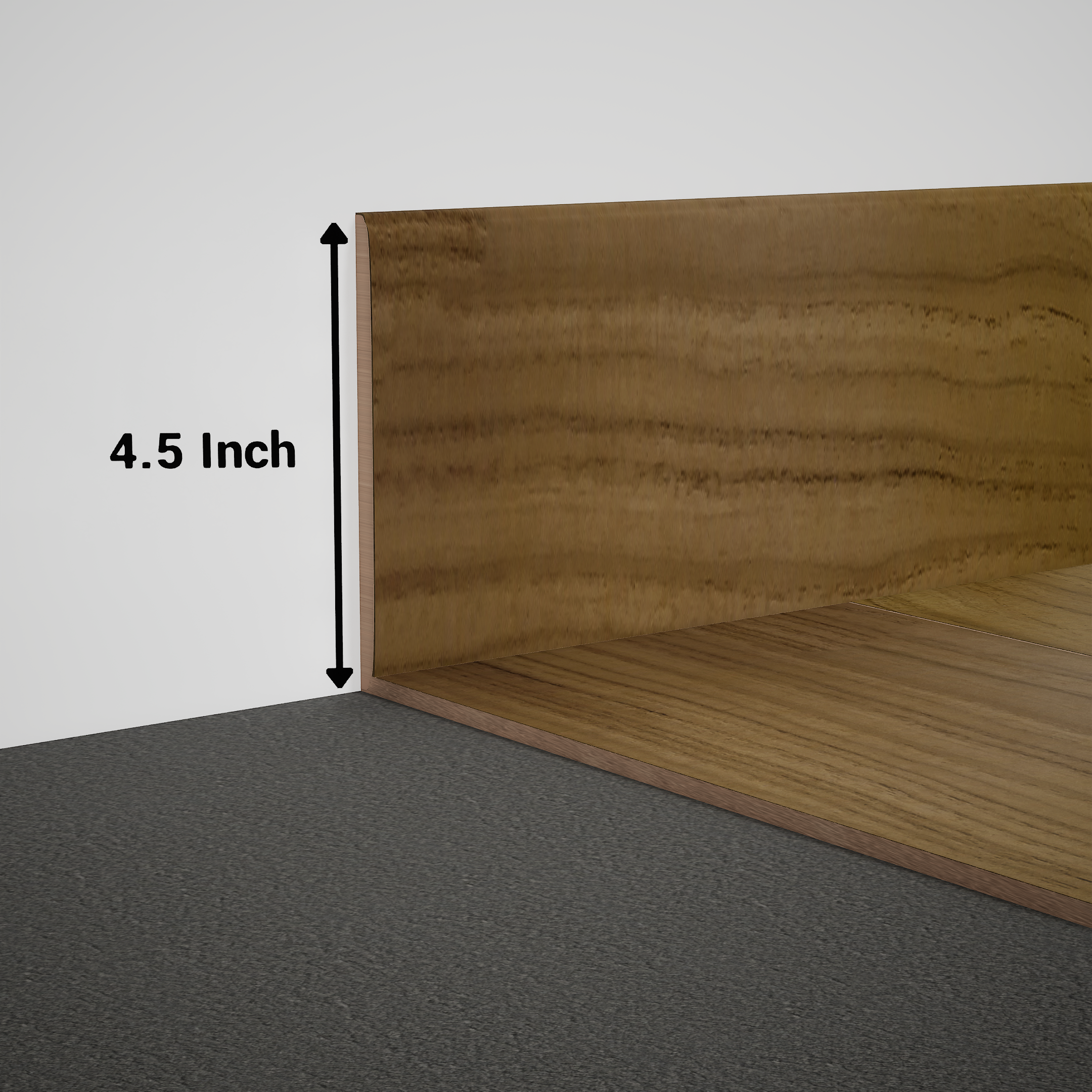 Product Image for Skirting 8 ft x 4.5 inch - 18 mm PM 00563 U | Image - 1